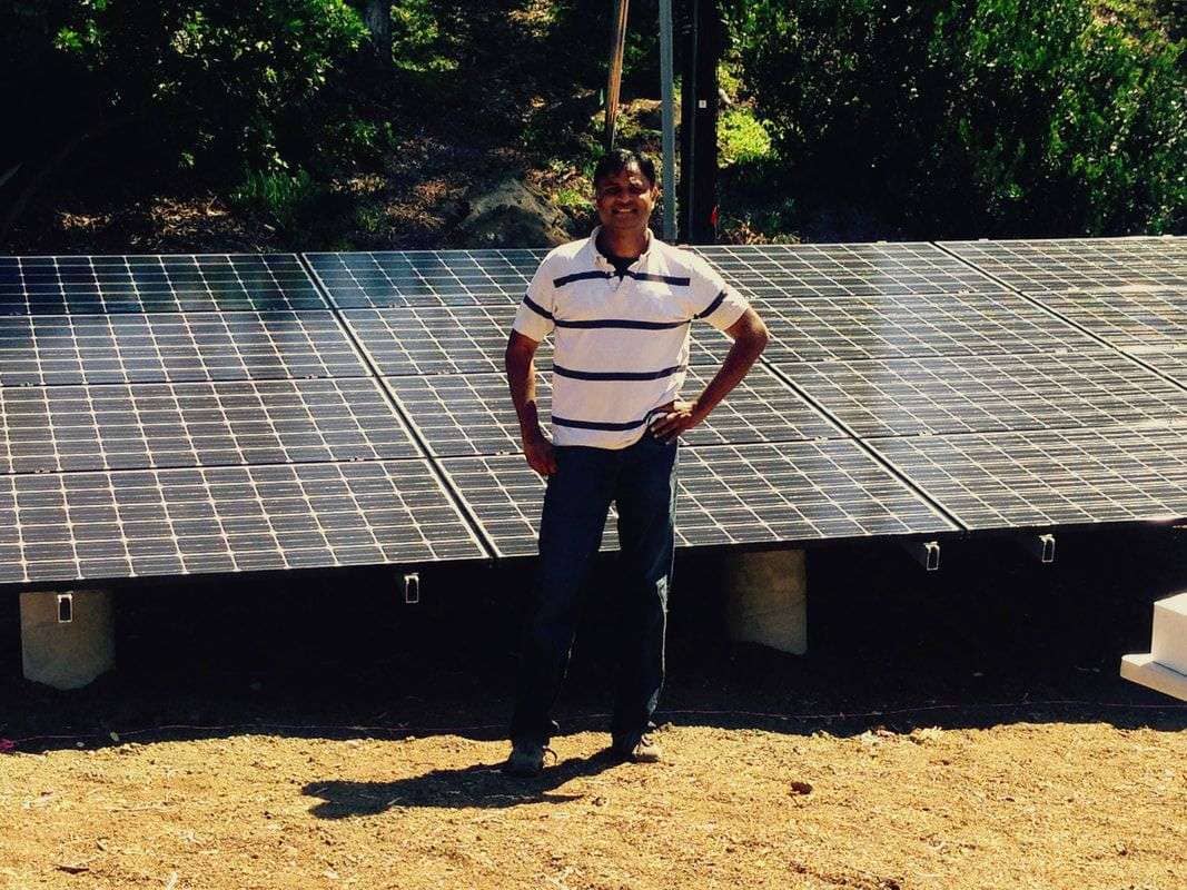 Sam Syed, owner of Green Energy EPC, completes 5.49kW DC installement in Rancho Santa Fe